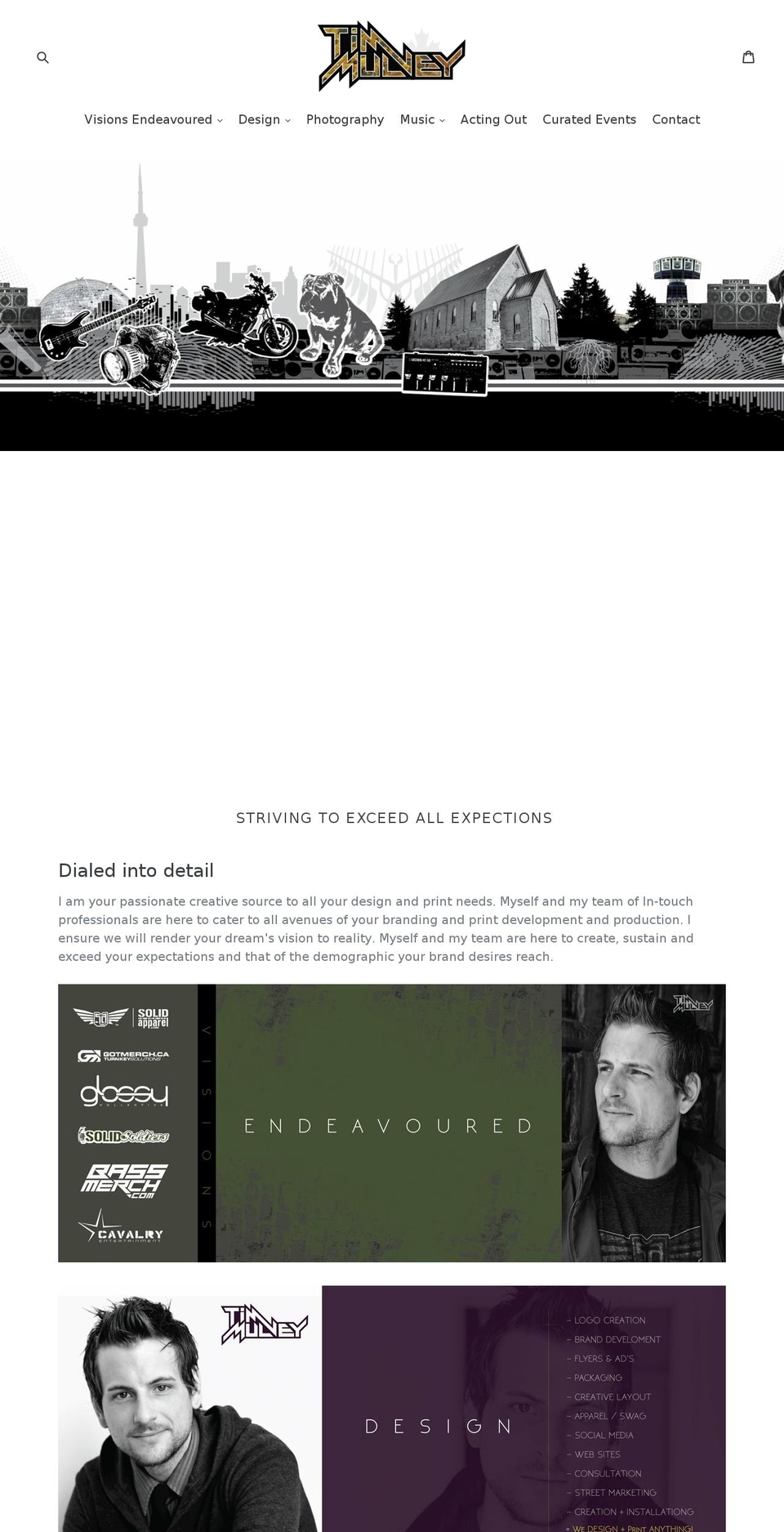 timmulvey.com shopify website screenshot