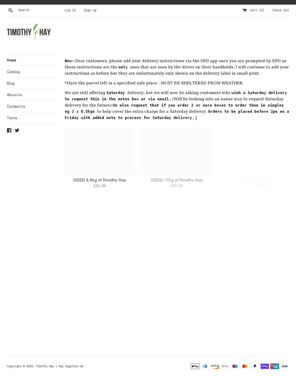 timothyhay.co.uk shopify website screenshot