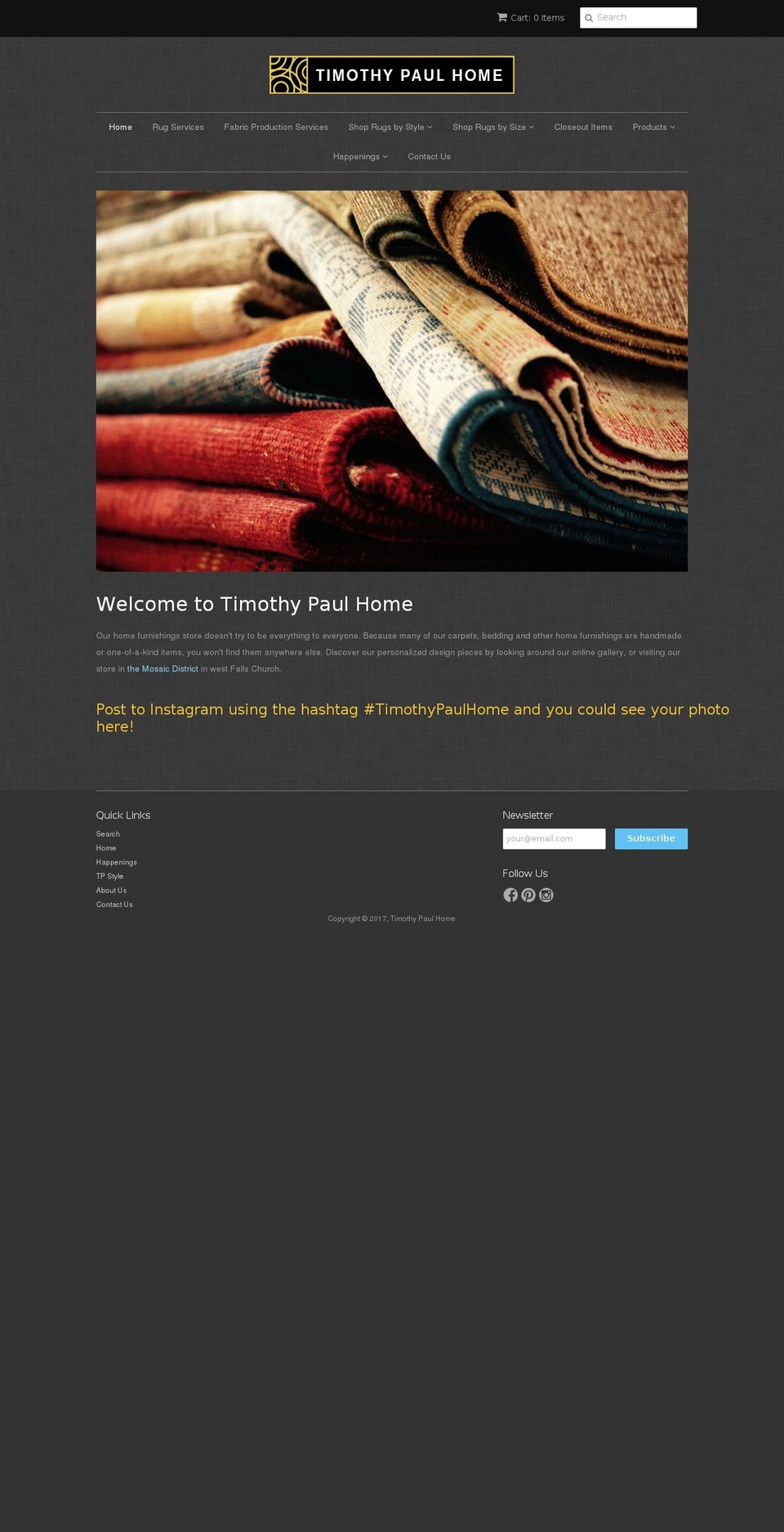 timothypaulbedding.com shopify website screenshot