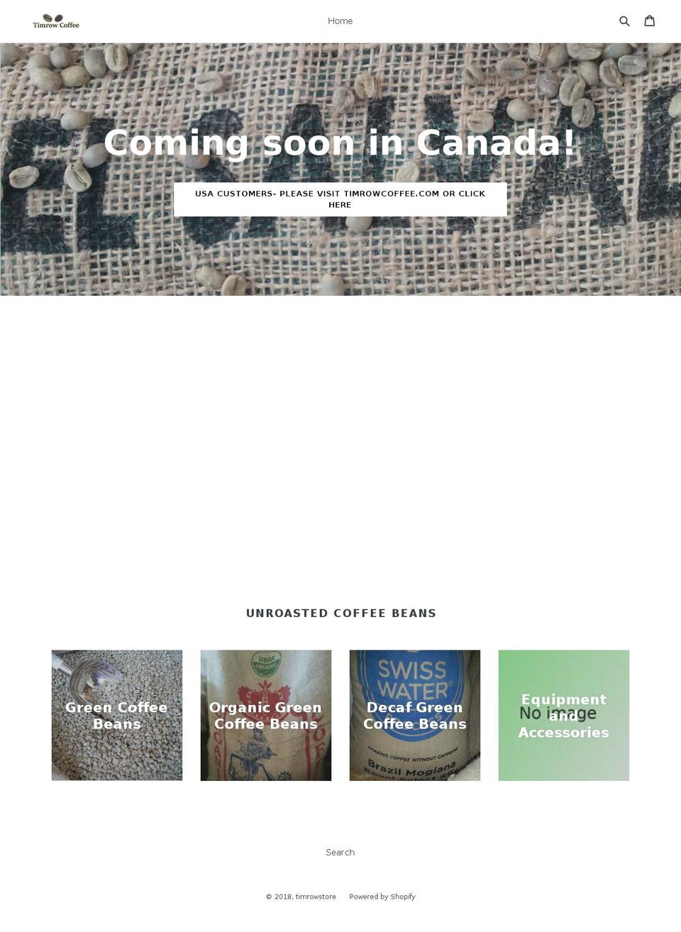 timrow.com — Shopify storefront screenshot