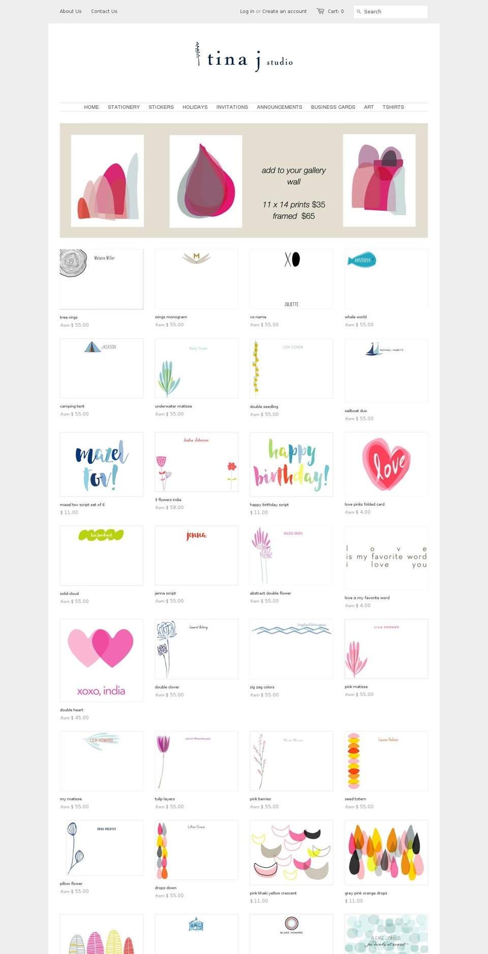 tinaj.com shopify website screenshot