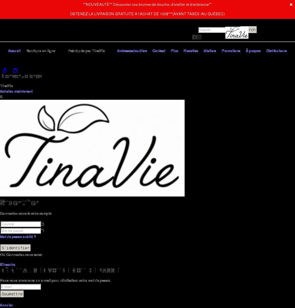 Copy of EZShop Shopify theme site example tinavie.ca