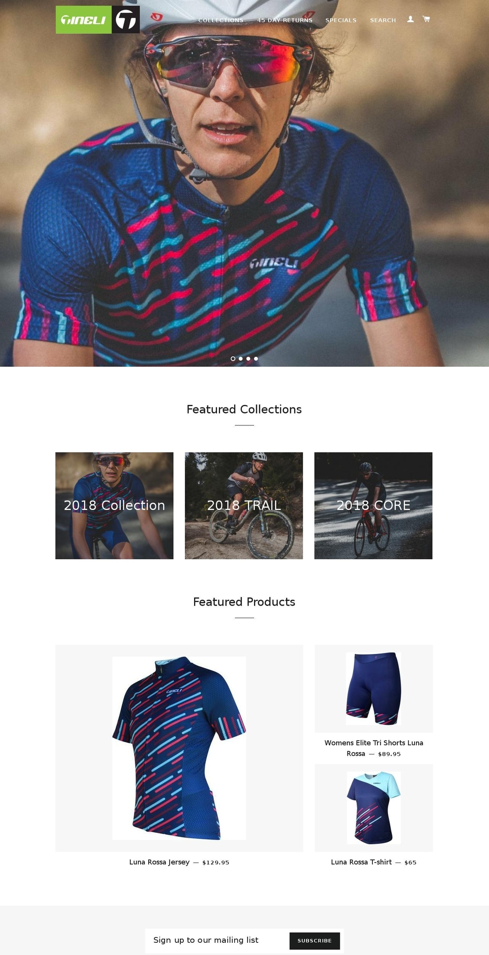tinelioutlet.com — Shopify storefront screenshot