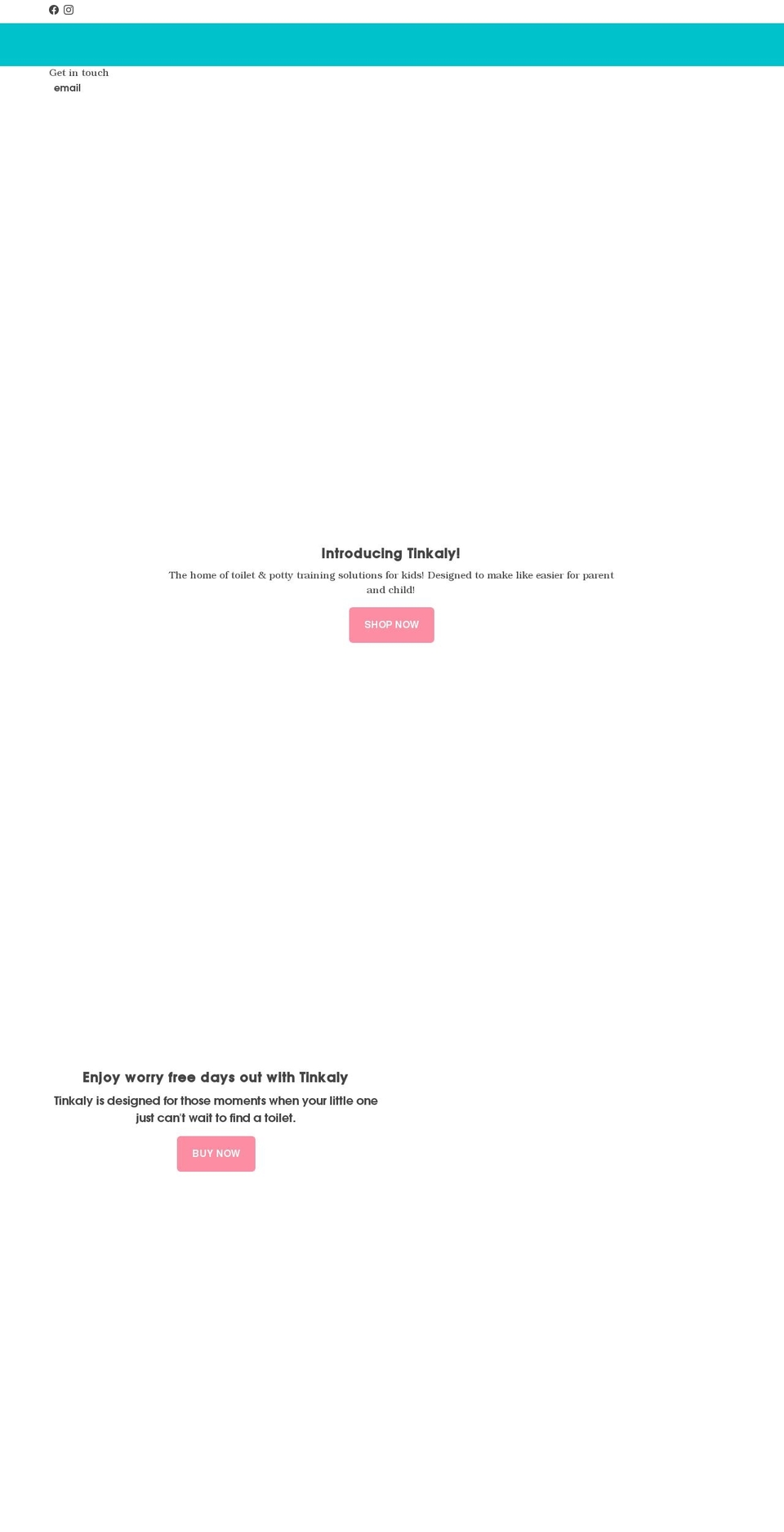 tinkaly.com shopify website screenshot