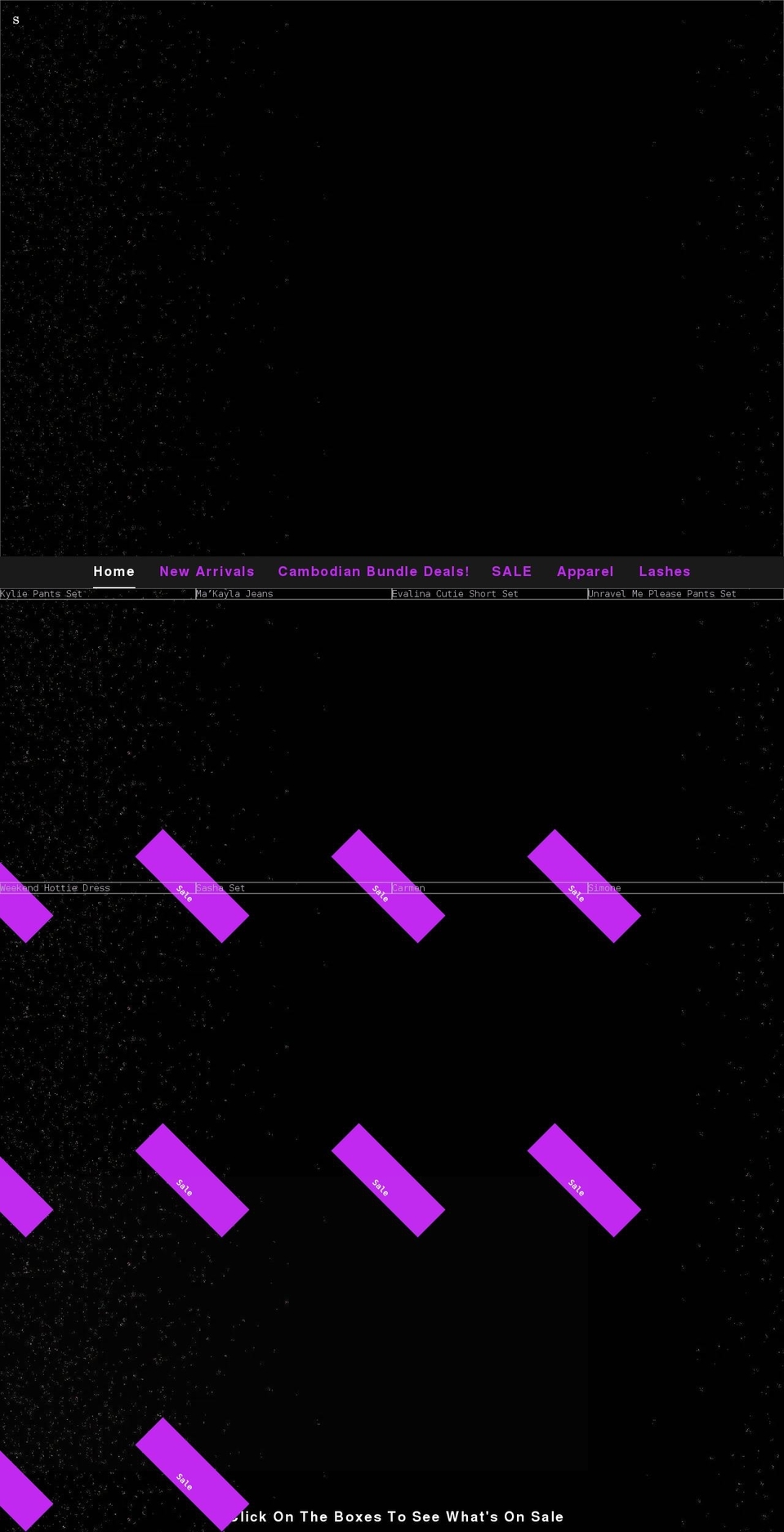 tinksglamhouse.com shopify website screenshot