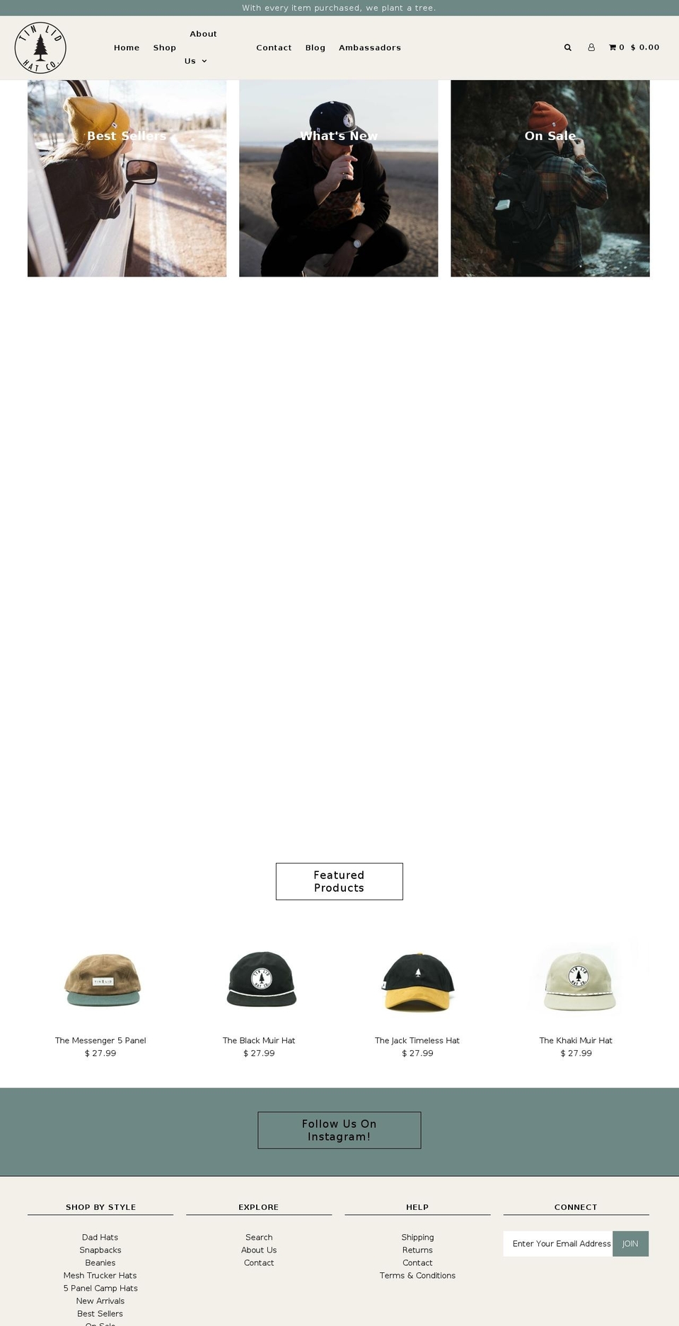 tinlidco.com shopify website screenshot