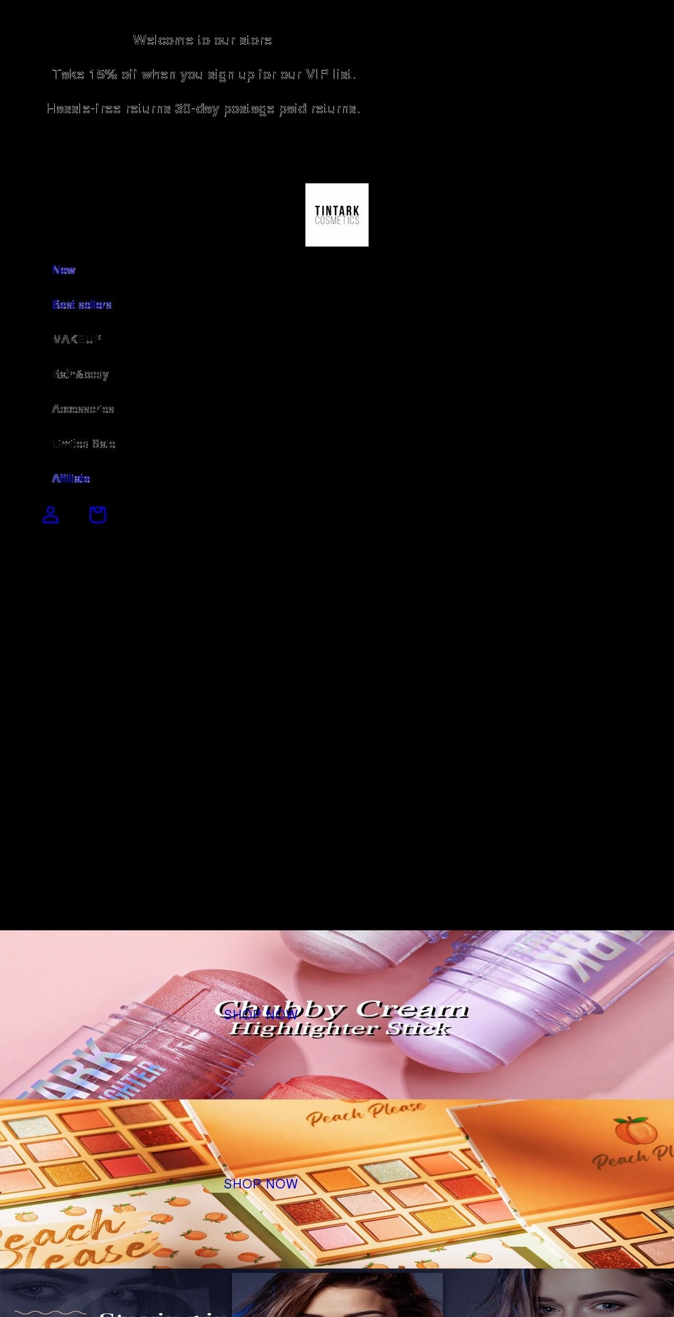 tintark.com shopify website screenshot