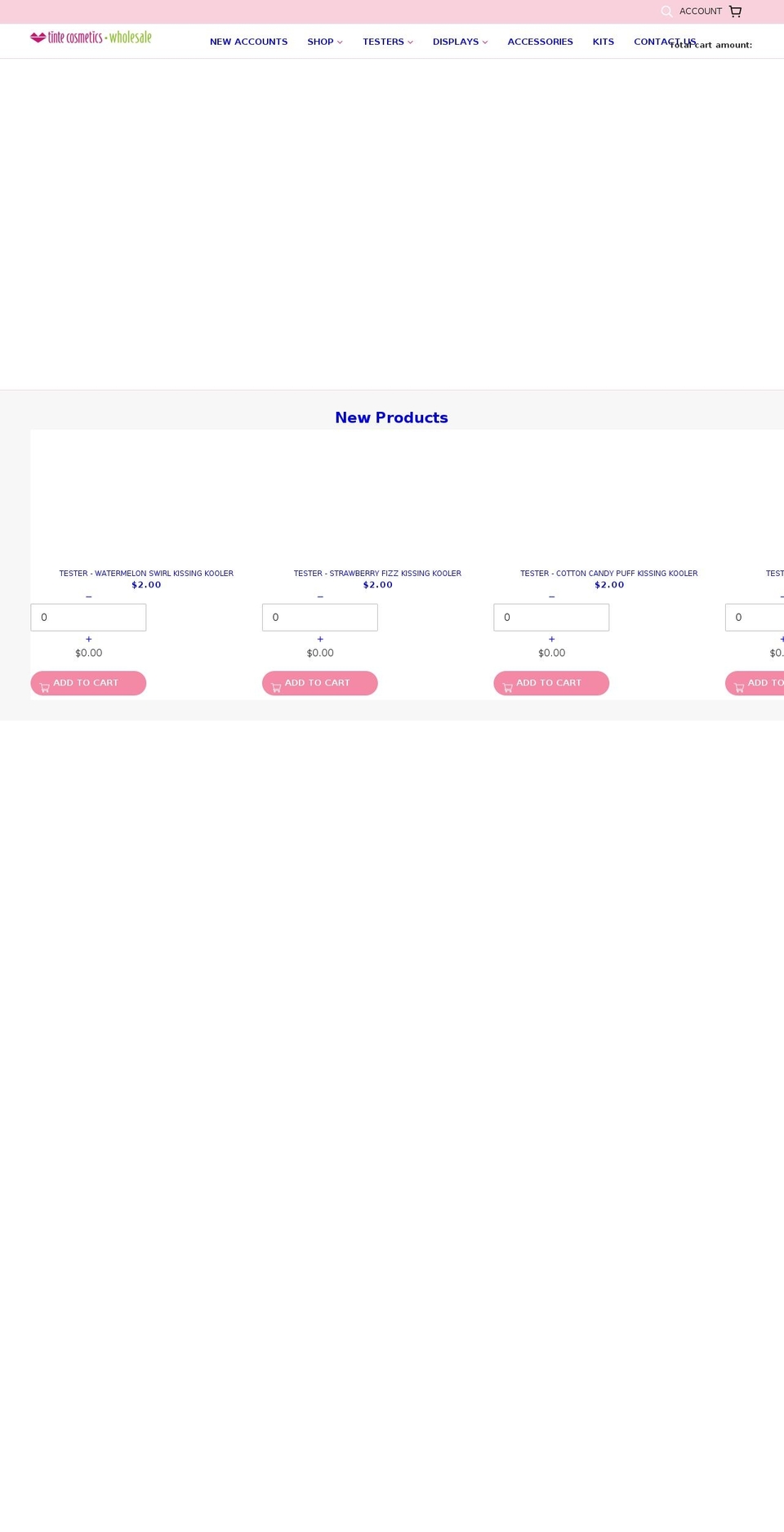 tintewholesale.com shopify website screenshot