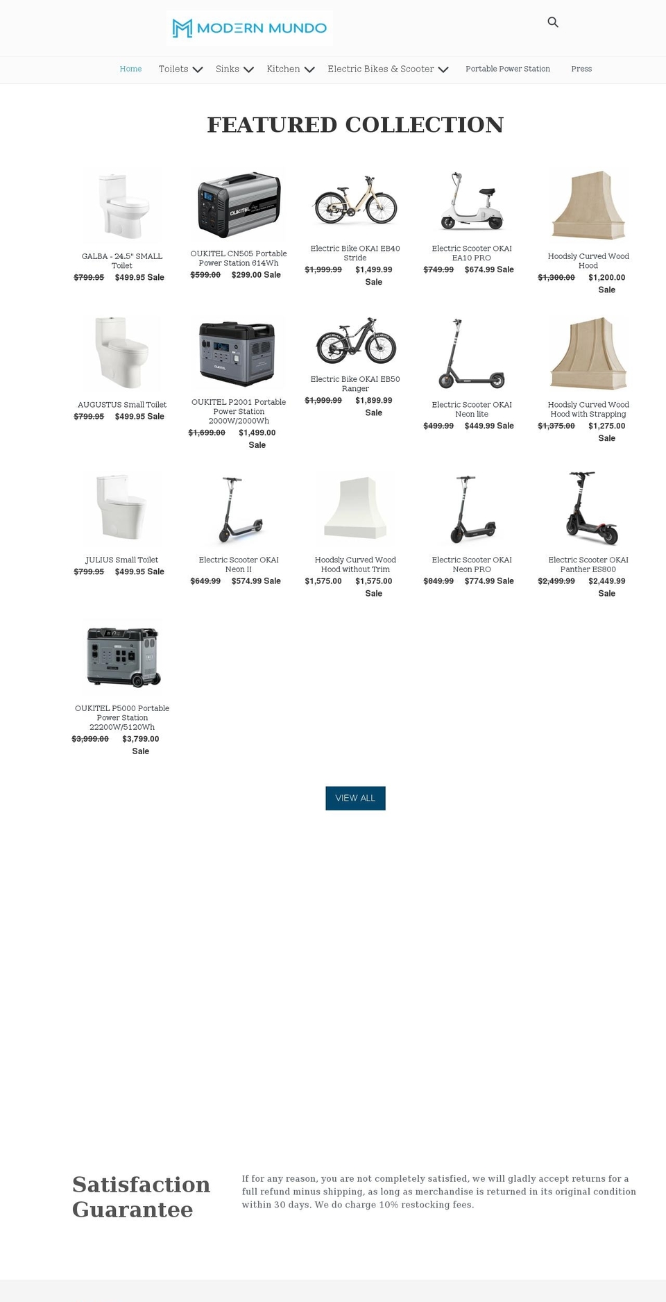 tinybathrooms.com shopify website screenshot