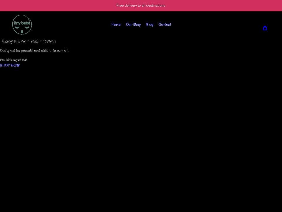 tinybebe-store.com shopify website screenshot