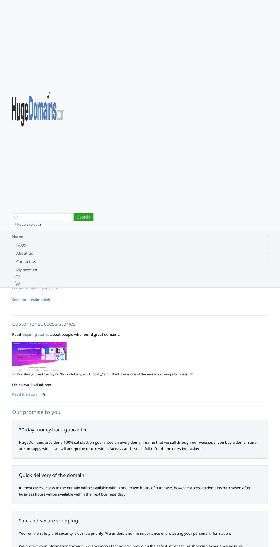 tinybeyond.com — Shopify storefront screenshot