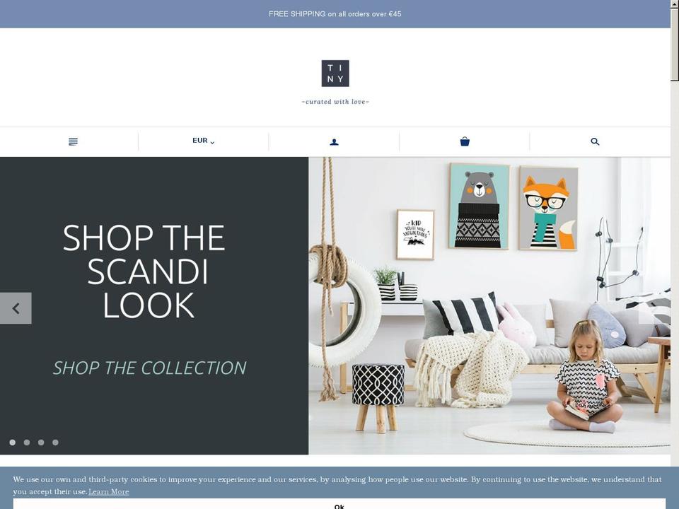 tinycollections.com — Shopify storefront screenshot