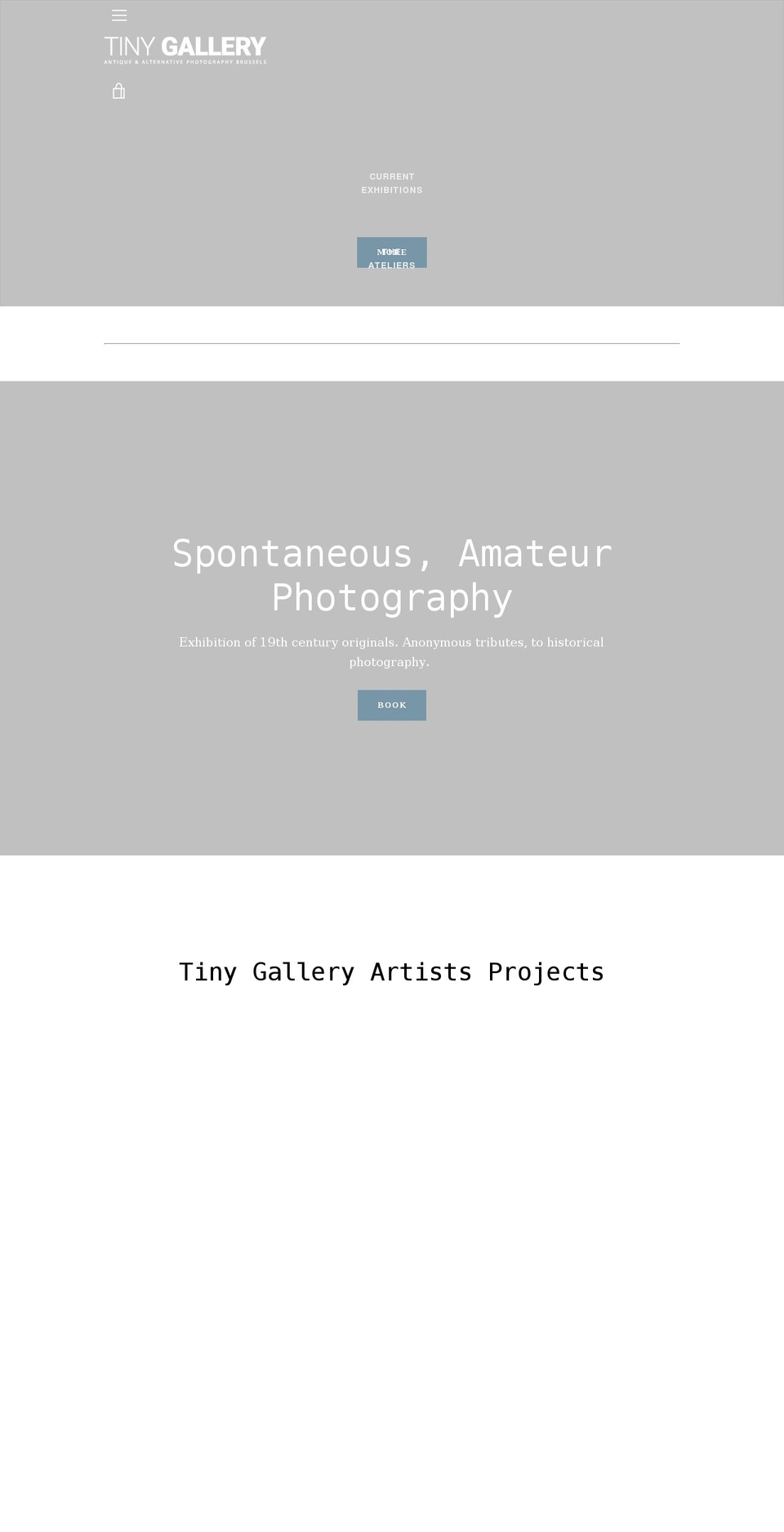 tinygallery.photo shopify website screenshot