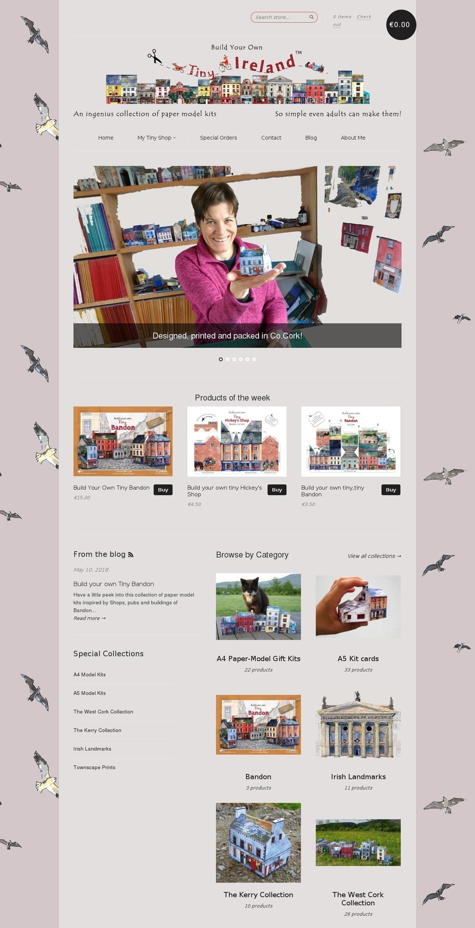 tinyireland.com — Shopify storefront screenshot
