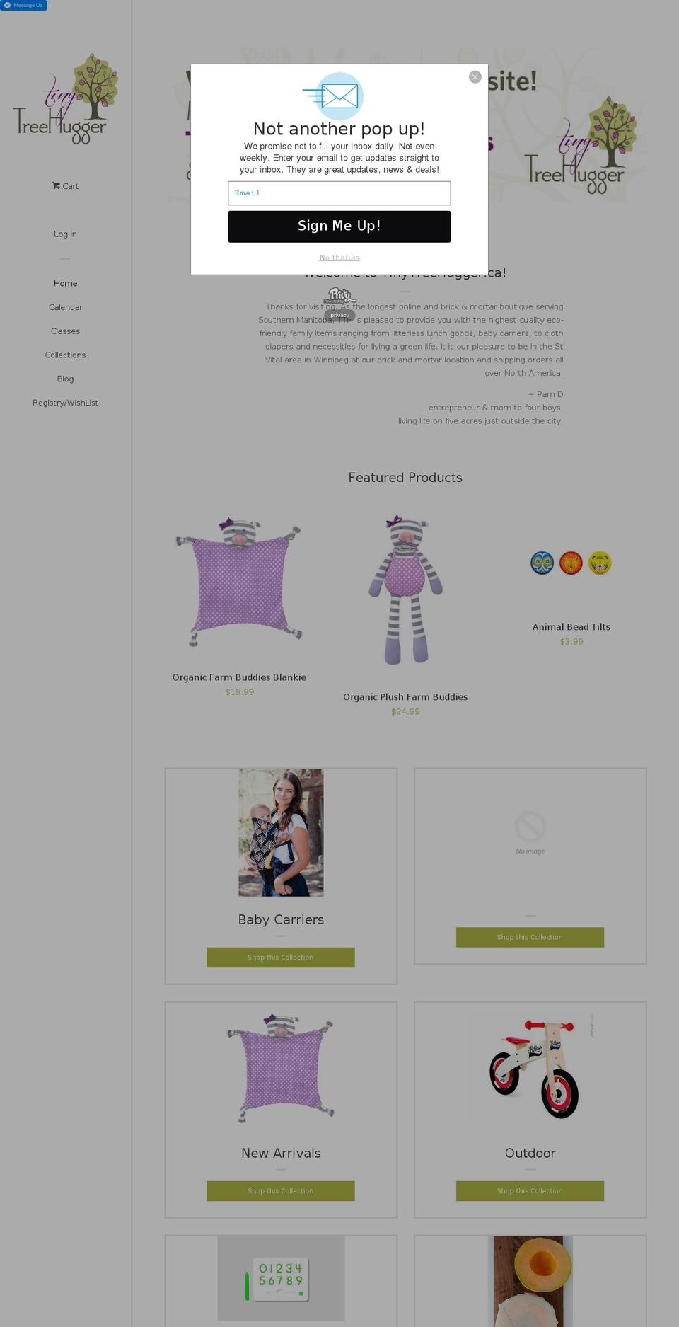 Copy of Pop Nov7\/16 Shopify theme site example tinytreehugger.com