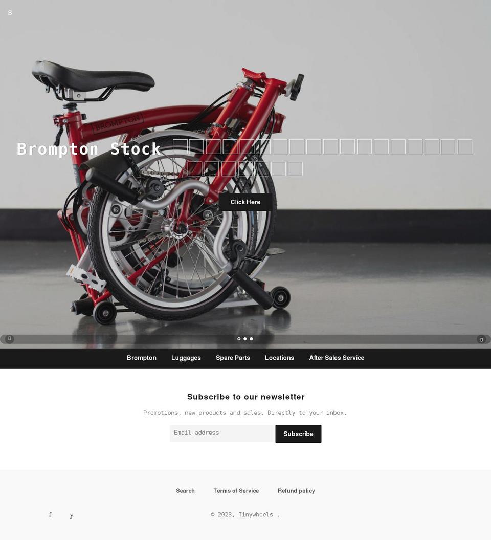 tinywheelsth.com — Shopify storefront screenshot