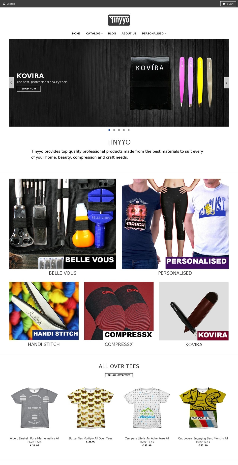 District Shopify theme site example tinyyo.com