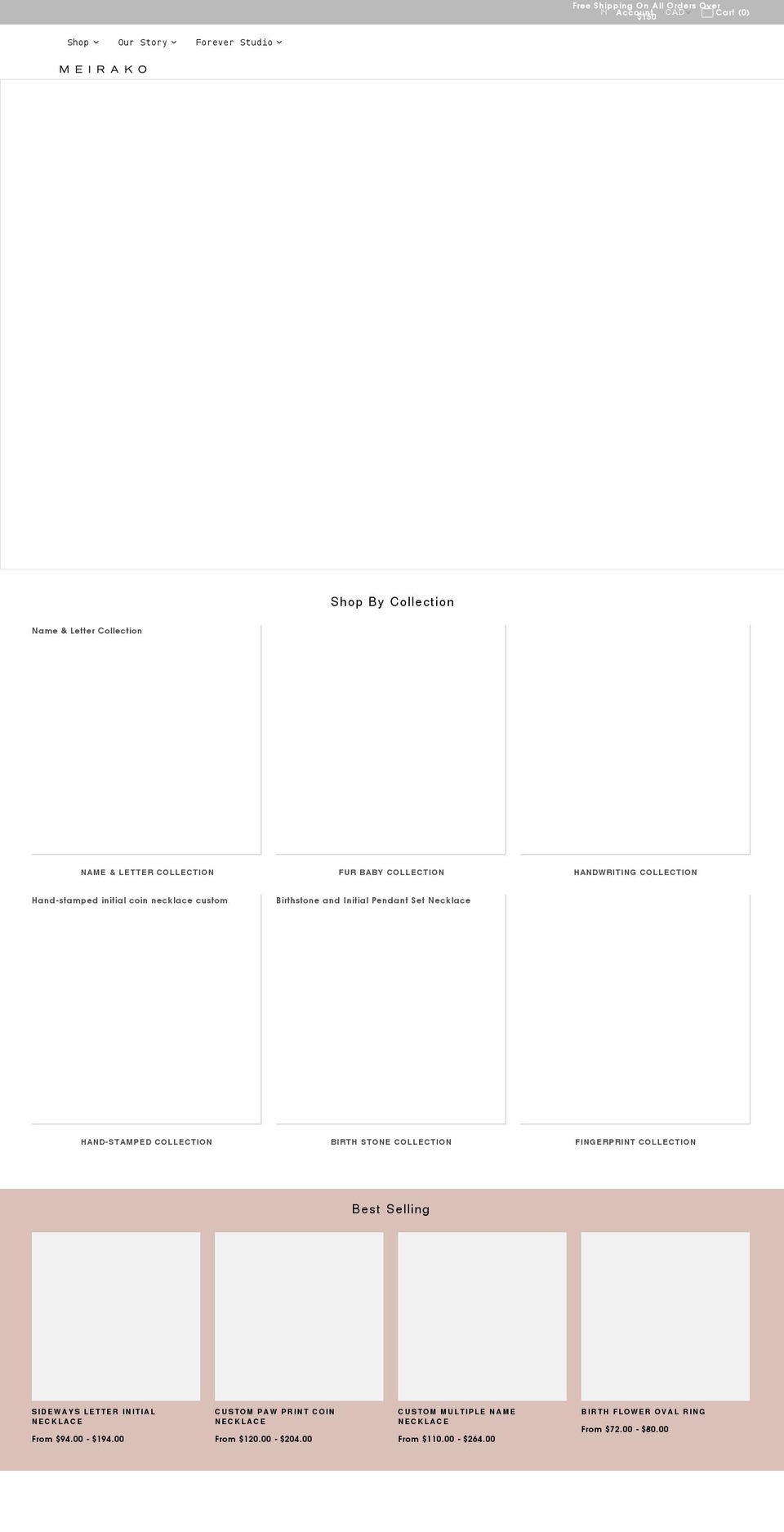 tinyzenmemory.com — Shopify storefront screenshot