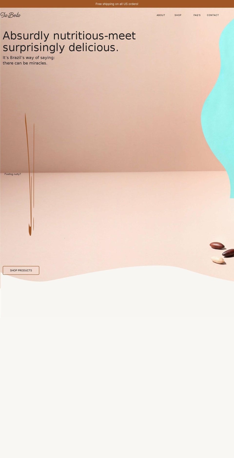 tiobertofoods.com shopify website screenshot