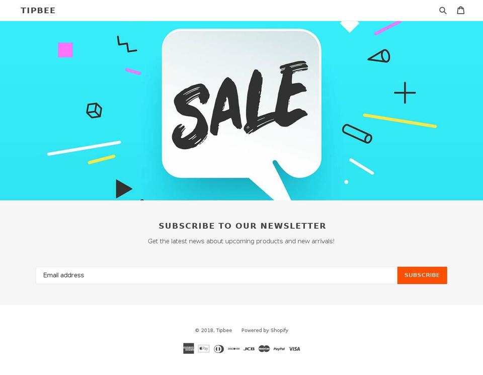 tipbee.com — Shopify storefront screenshot