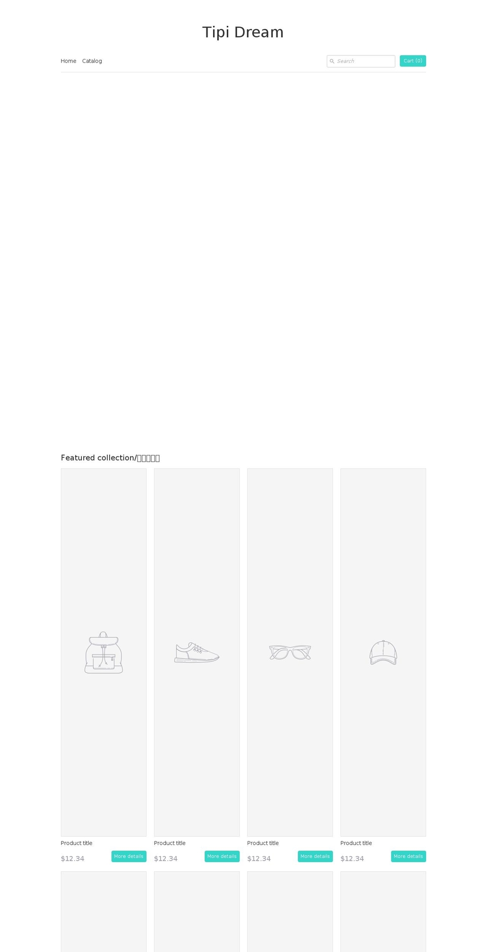 tipidream.com — Shopify storefront screenshot