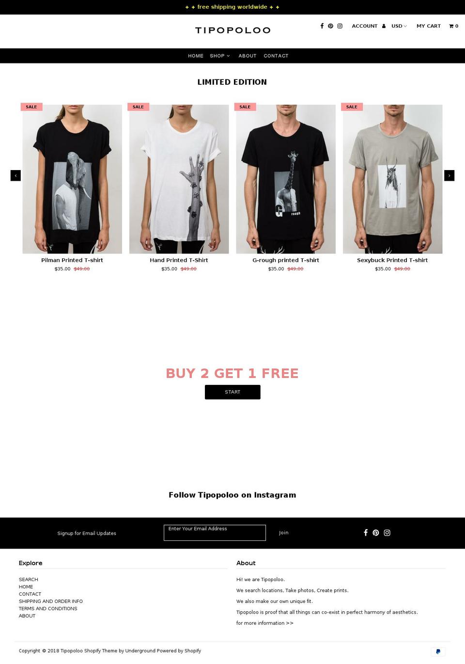 tipopoloo.com — Shopify storefront screenshot