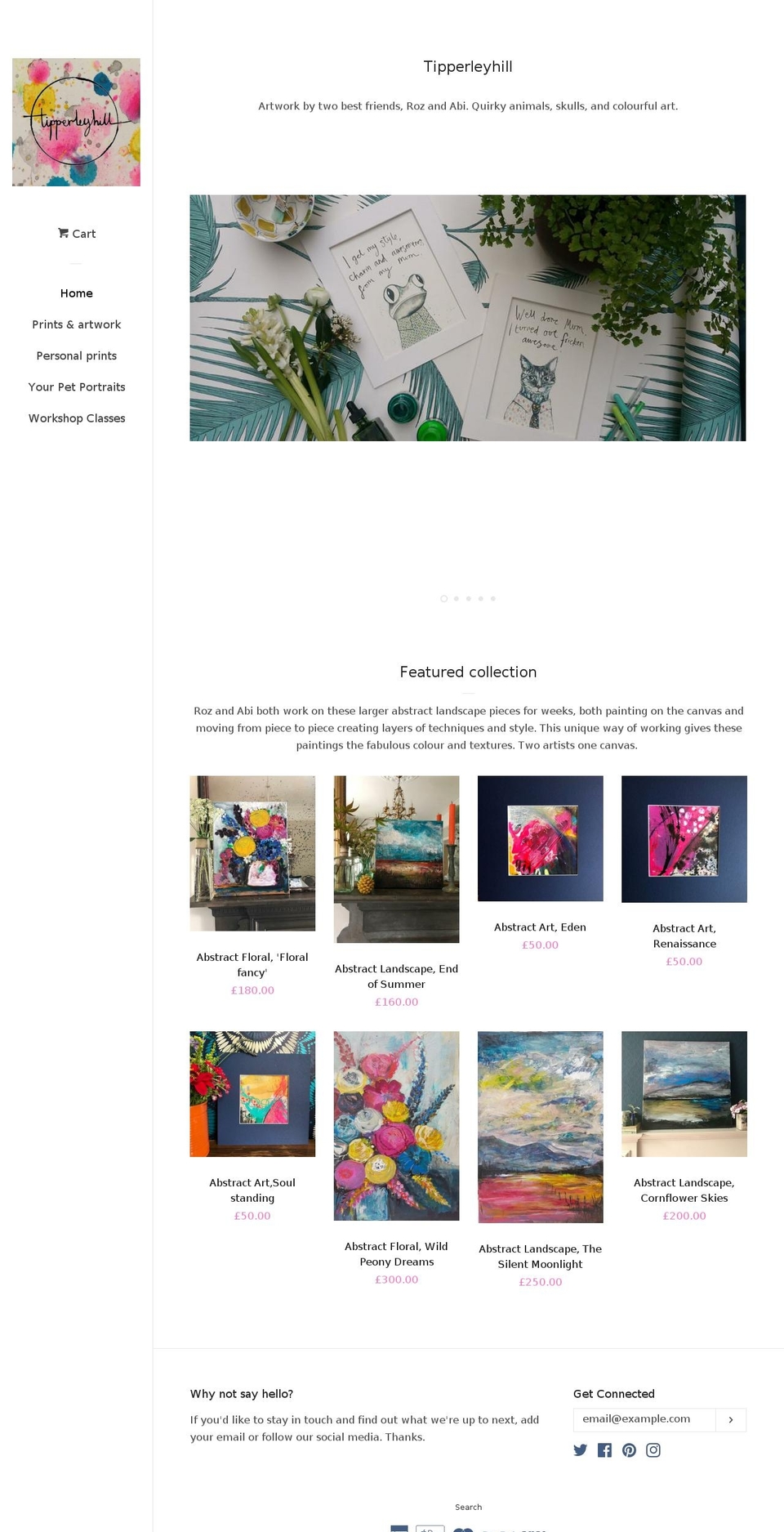 tipperleyhill.com — Shopify storefront screenshot
