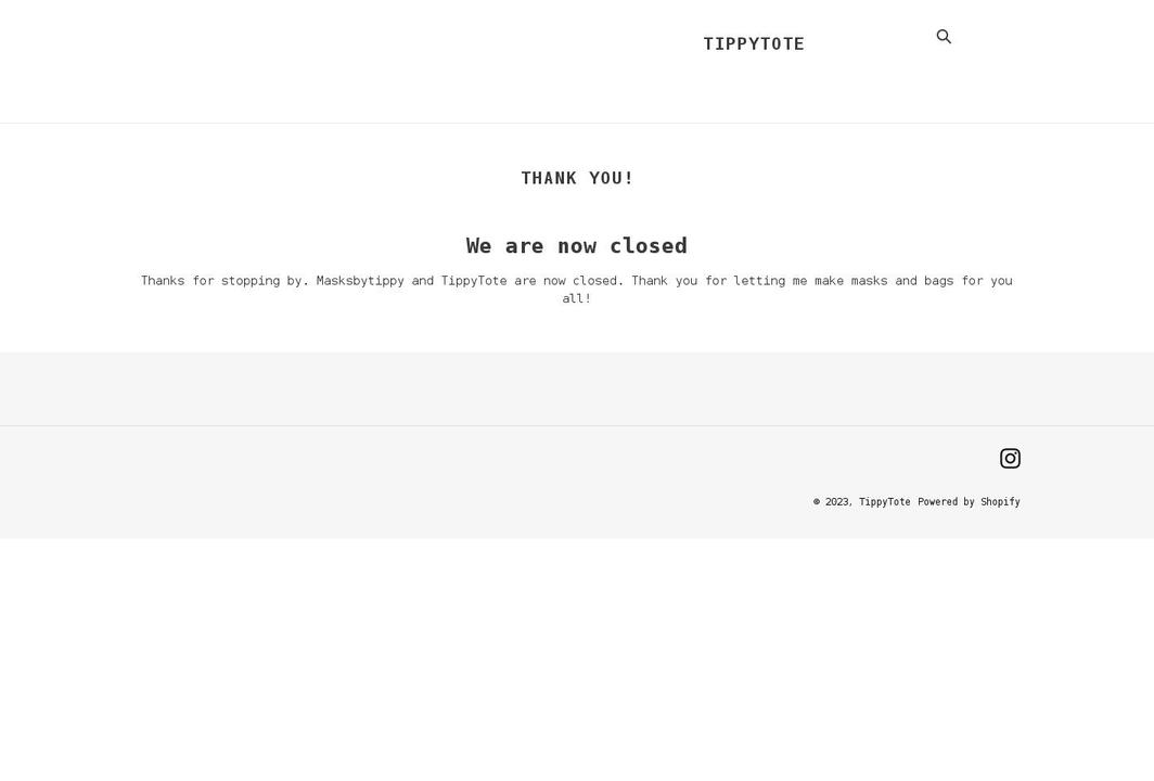 tippytote.com shopify website screenshot