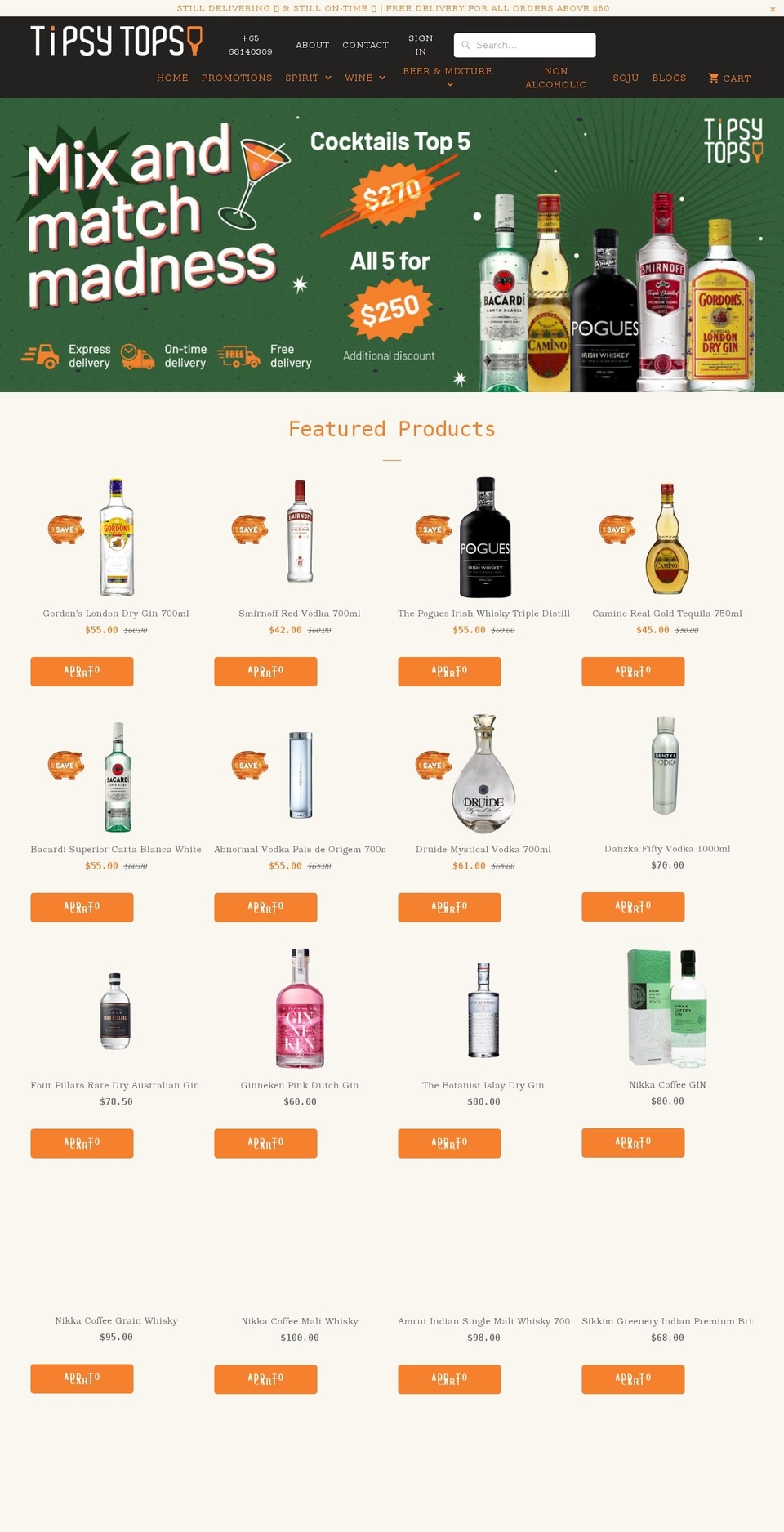 tipsytopsy.com.sg shopify website screenshot