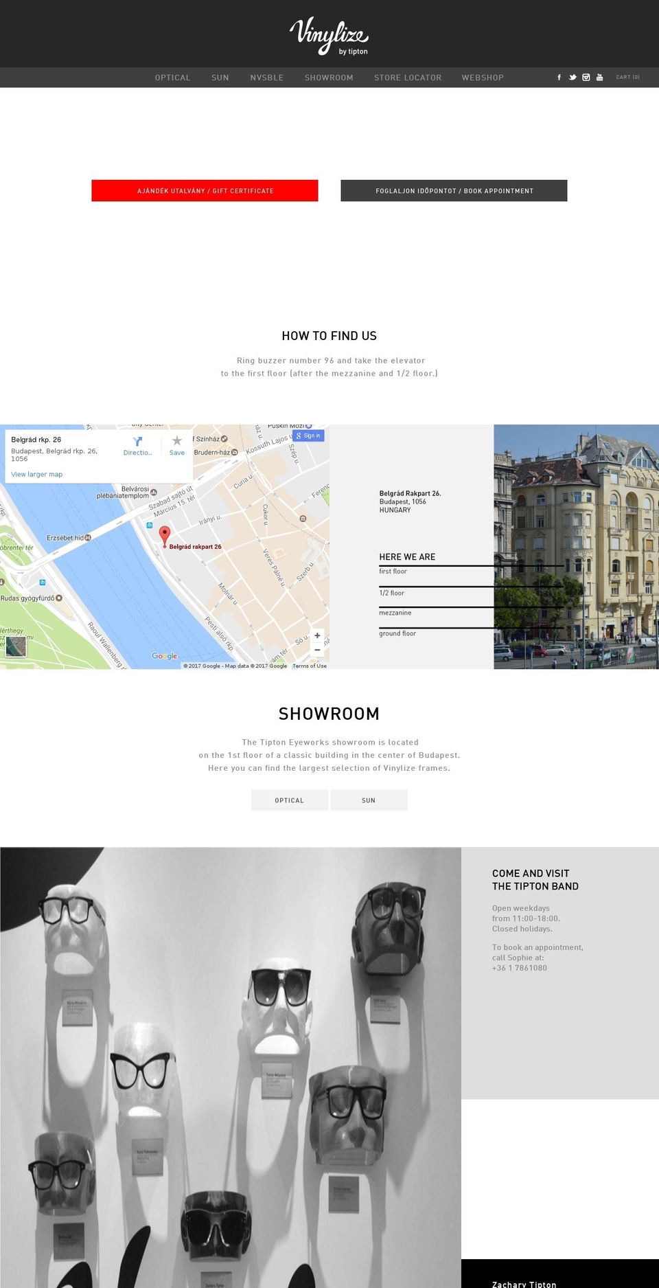 Jan- New theme Shopify theme site example tiptonbudapest.com