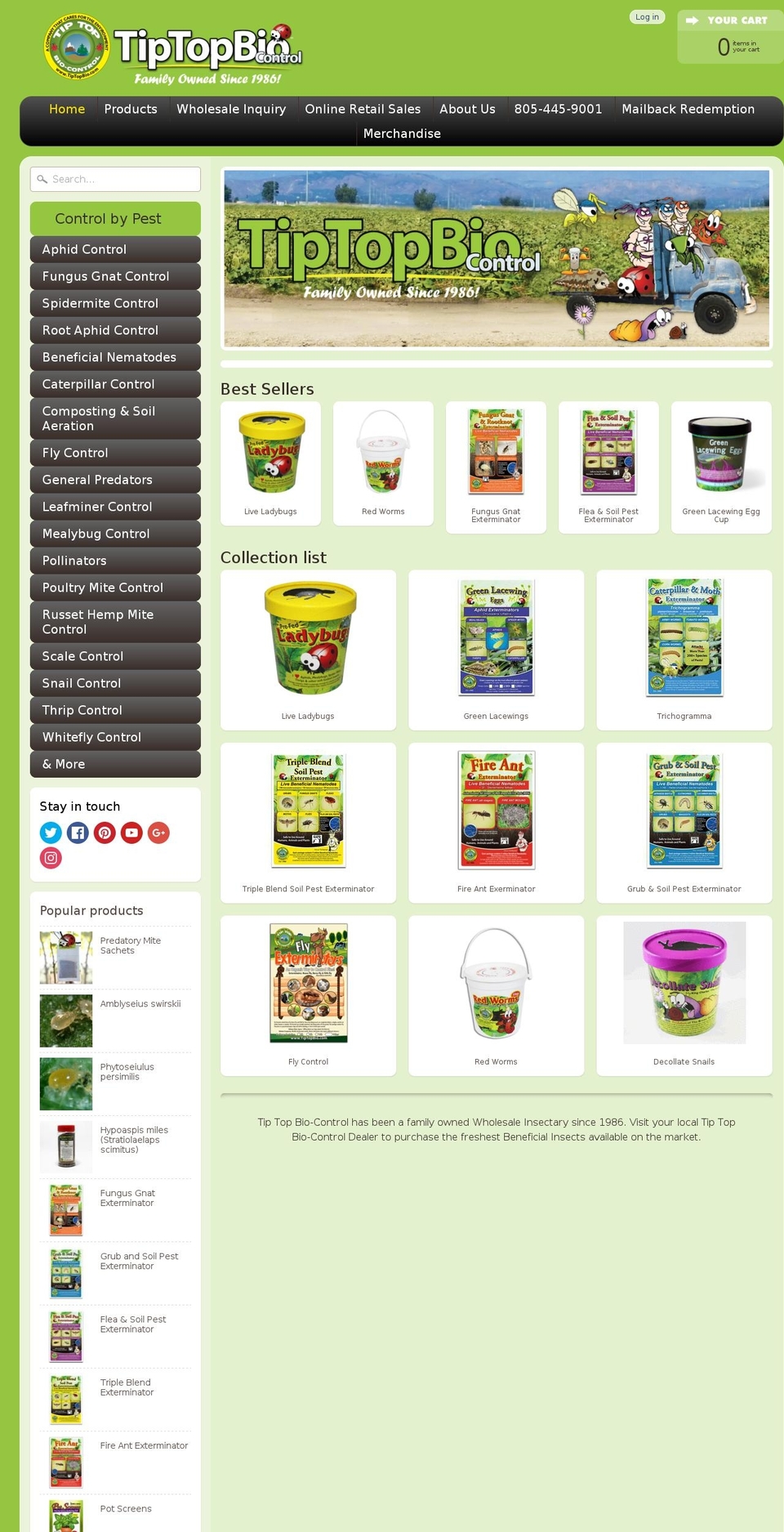 tiptopbio.com — Shopify storefront screenshot