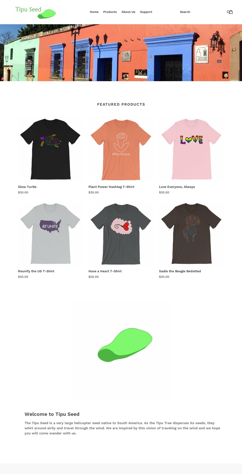tipuseed.com — Shopify storefront screenshot