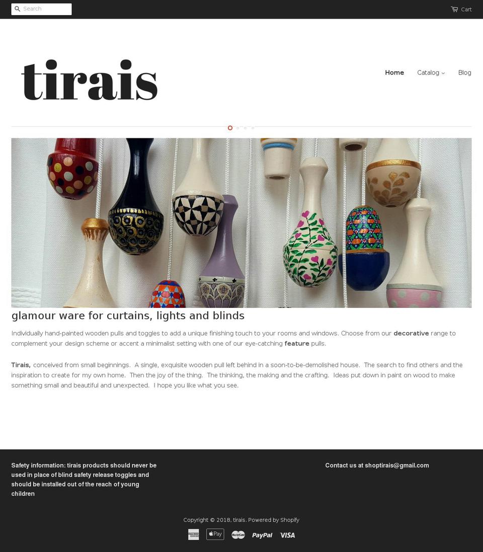 tirais.com — Shopify storefront screenshot