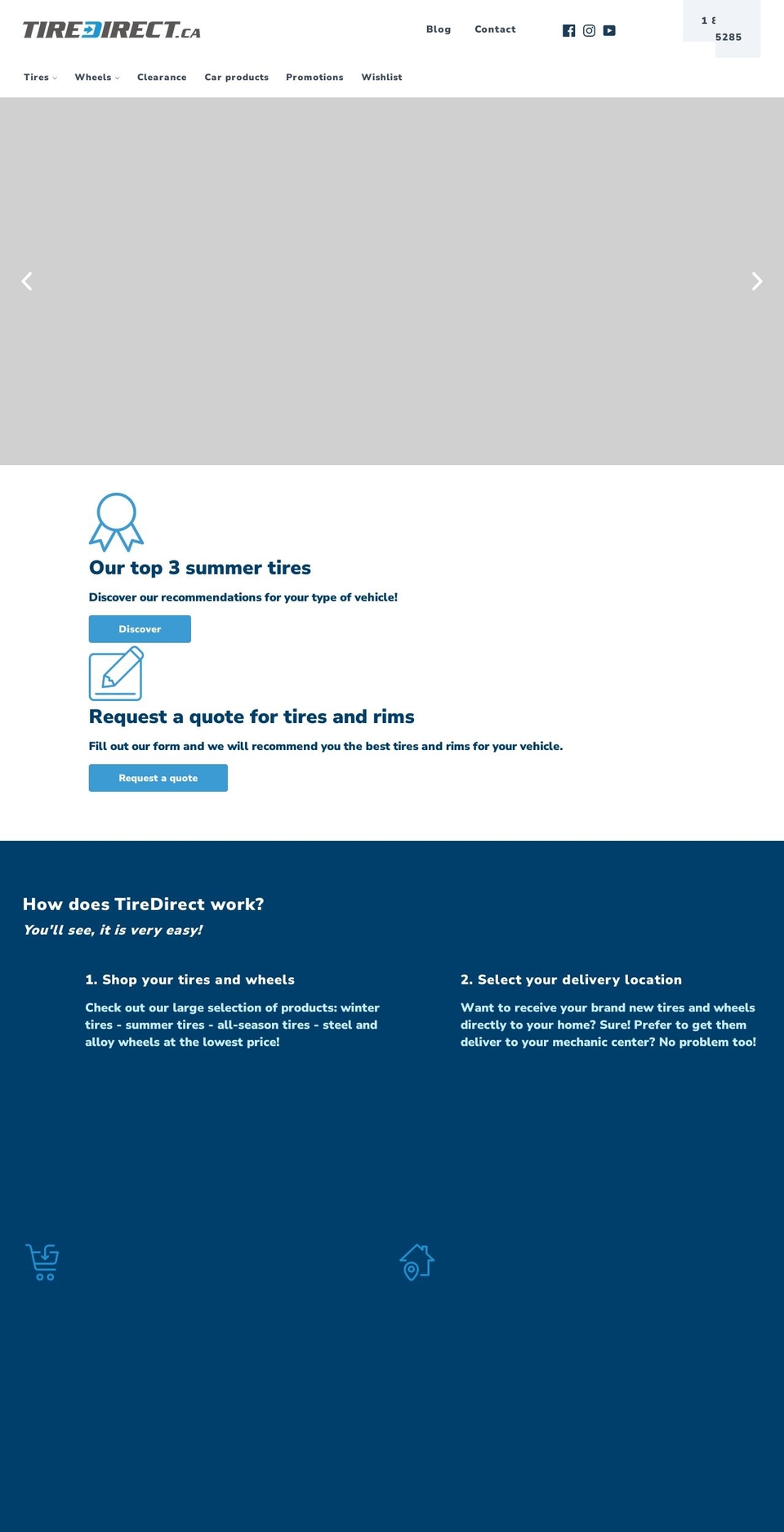 tiredirects.net shopify website screenshot