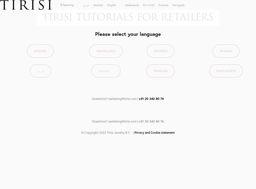 tirisi.business shopify website screenshot