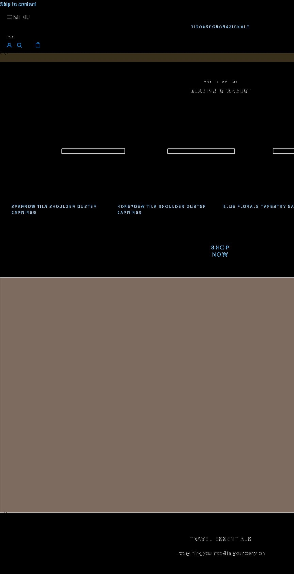 tiroasegnonazionale.com shopify website screenshot