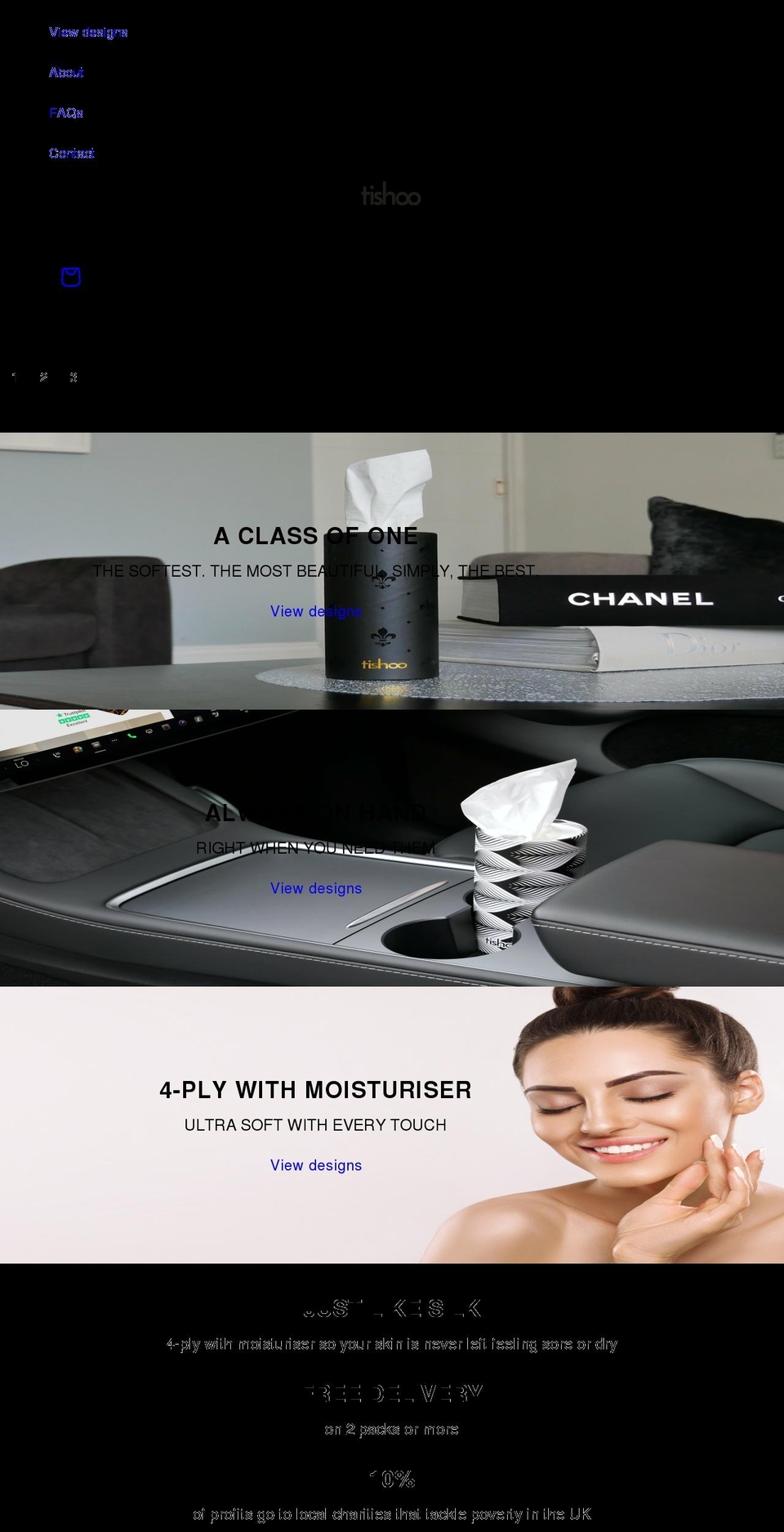 tishoo.co.uk shopify website screenshot