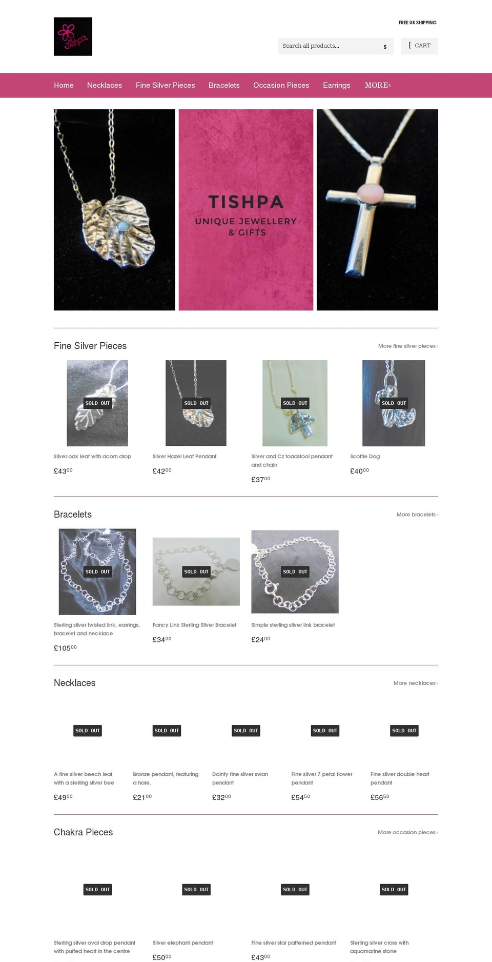 tishpa.com shopify website screenshot