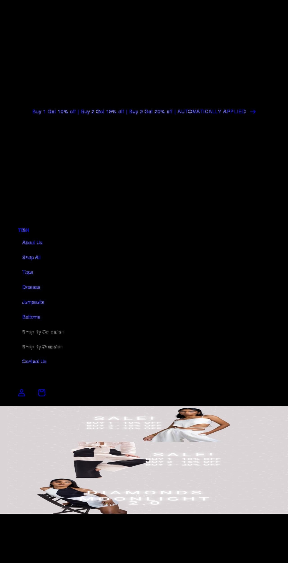 tishshop.com — Shopify storefront screenshot