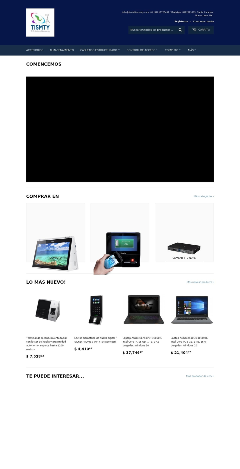 tisolutionsmty.com shopify website screenshot