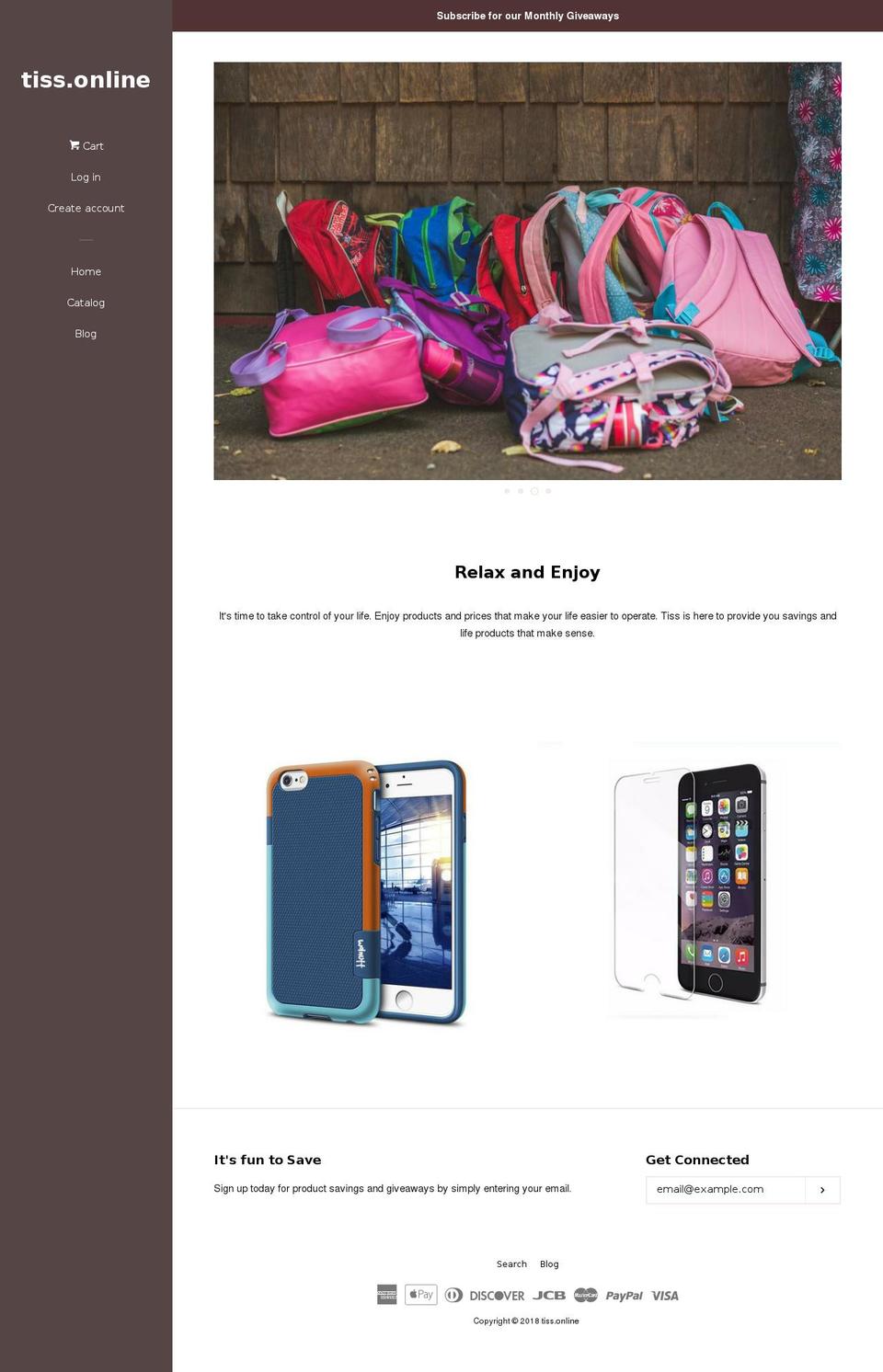 tiss.online shopify website screenshot