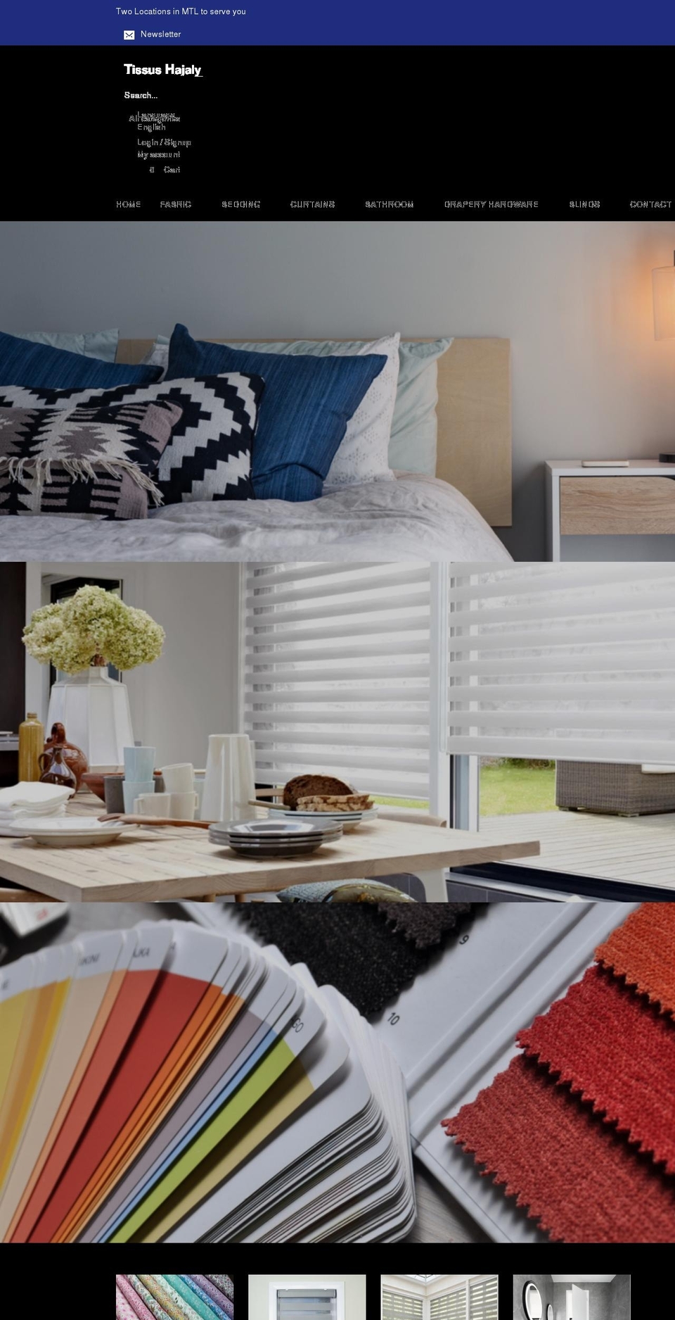 tissushajaly.com shopify website screenshot