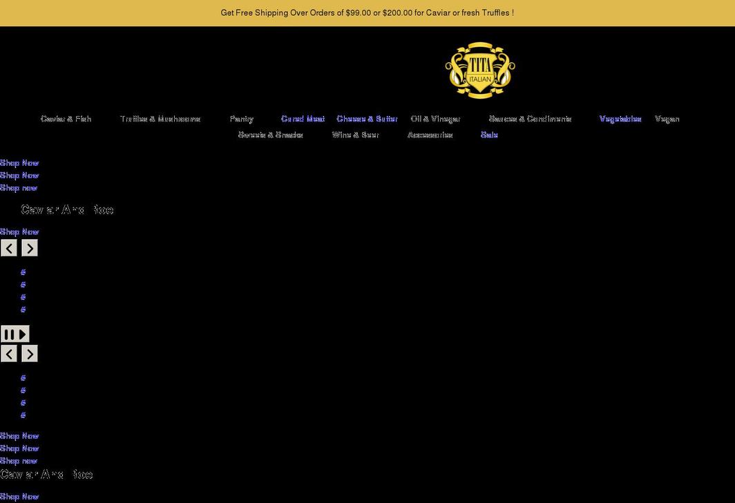 titaitalia.com shopify website screenshot