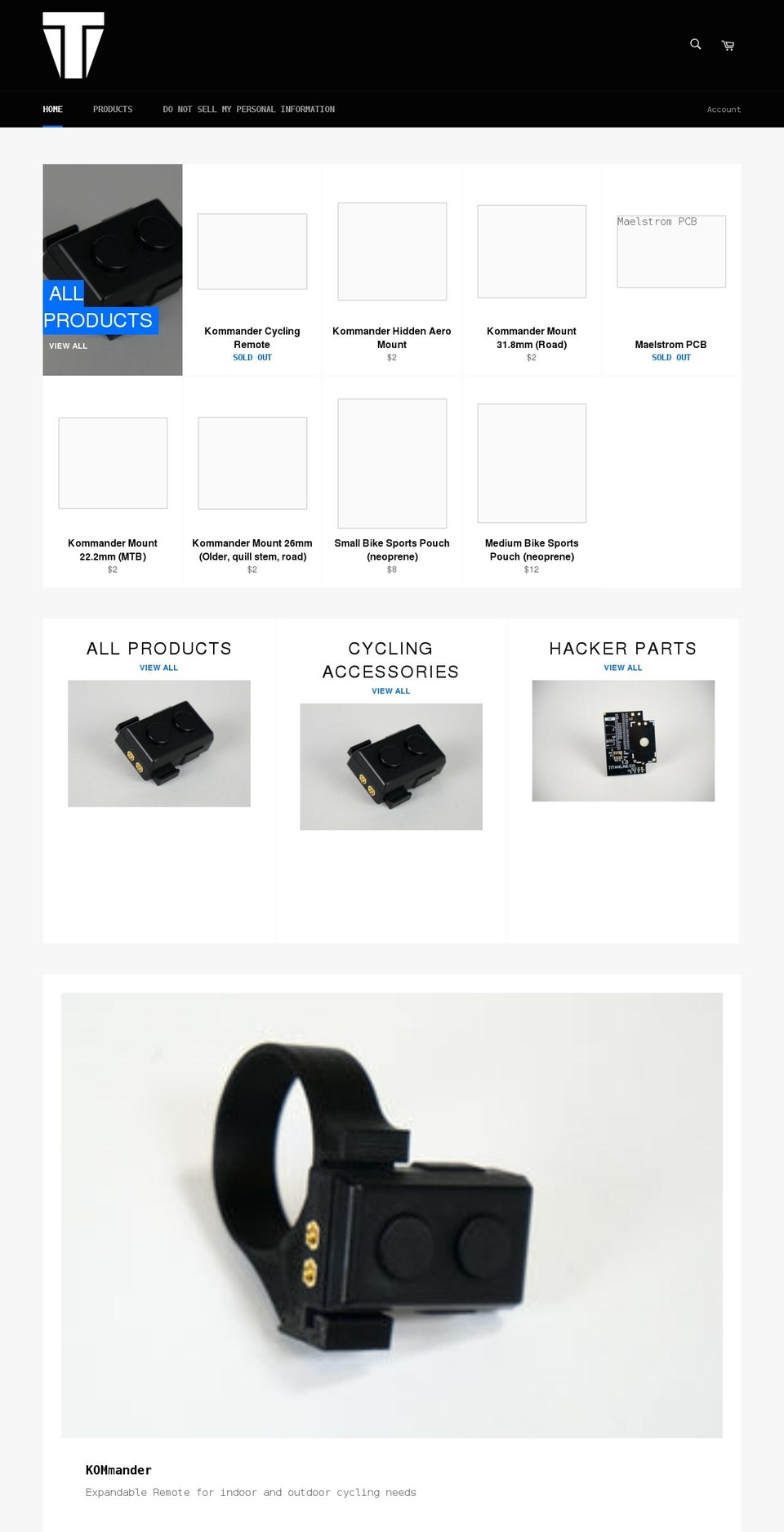 titan-lab-inc.myshopify.com shopify website screenshot