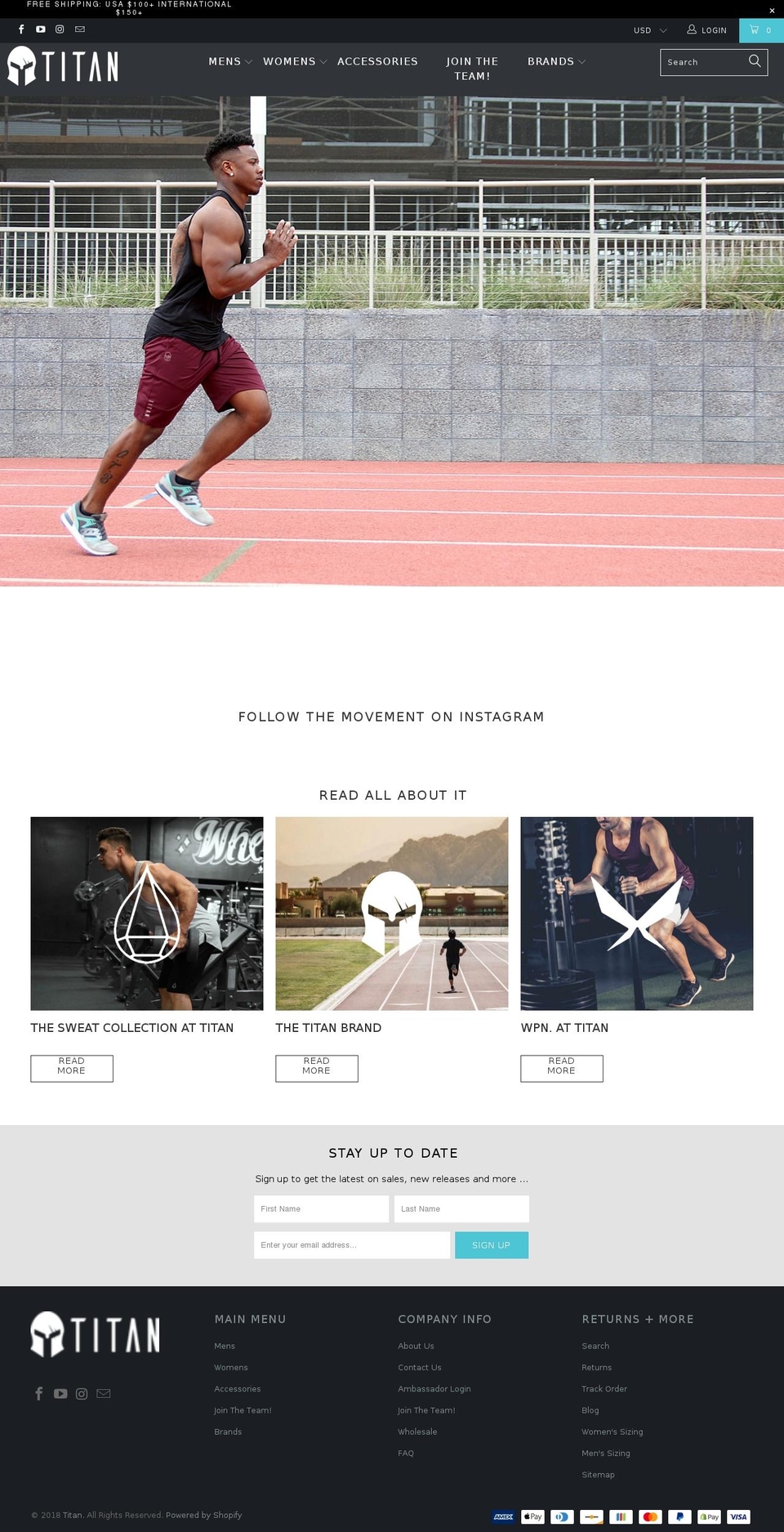 UPDATED Shopify theme site example titan.clothing