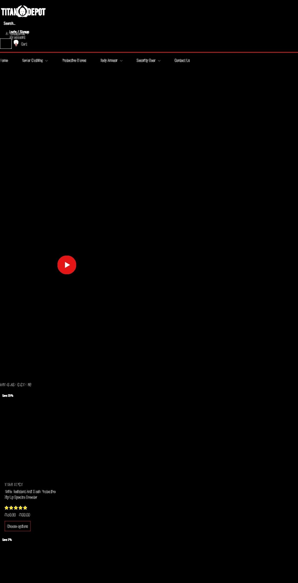 titandepot.co.uk shopify website screenshot