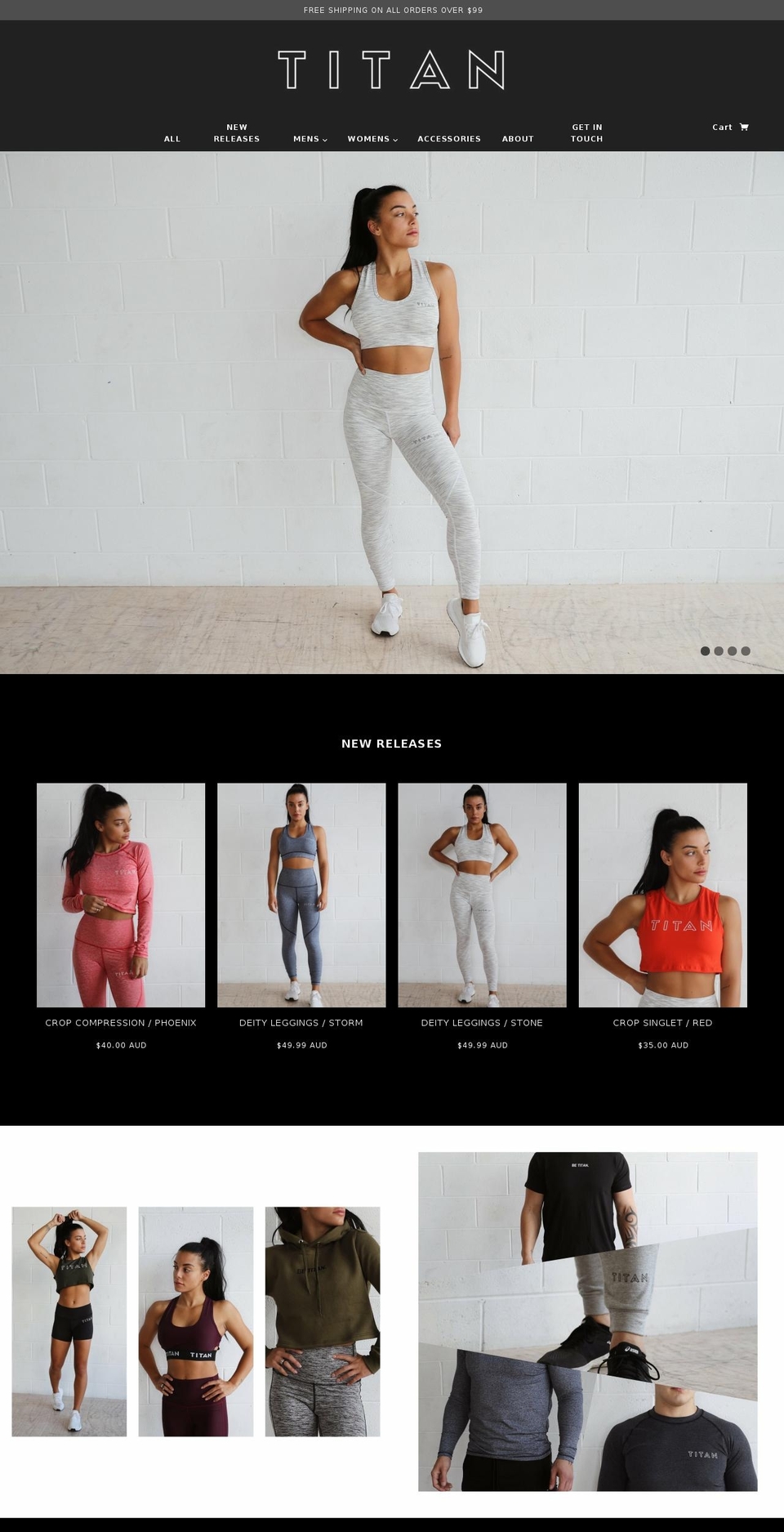 titangymwear.com — Shopify storefront screenshot