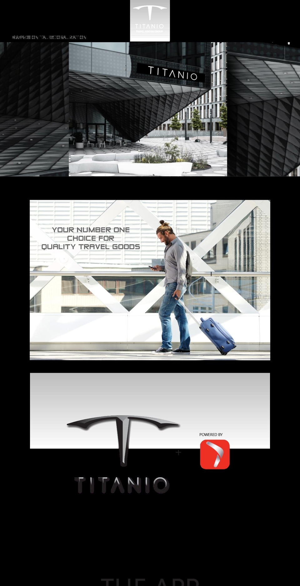 titaniotravelgoodsgroup.com shopify website screenshot