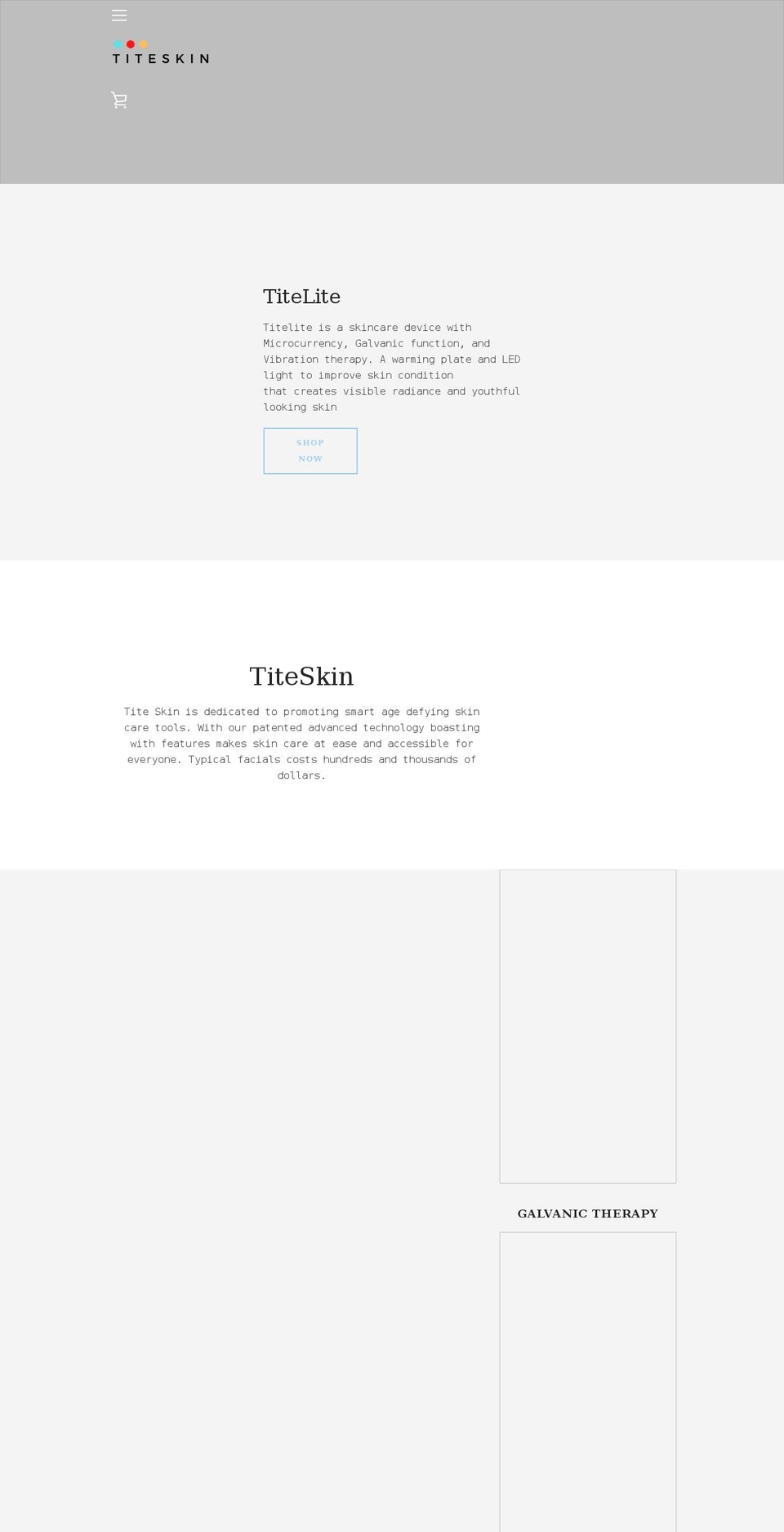 titeskinco.com shopify website screenshot