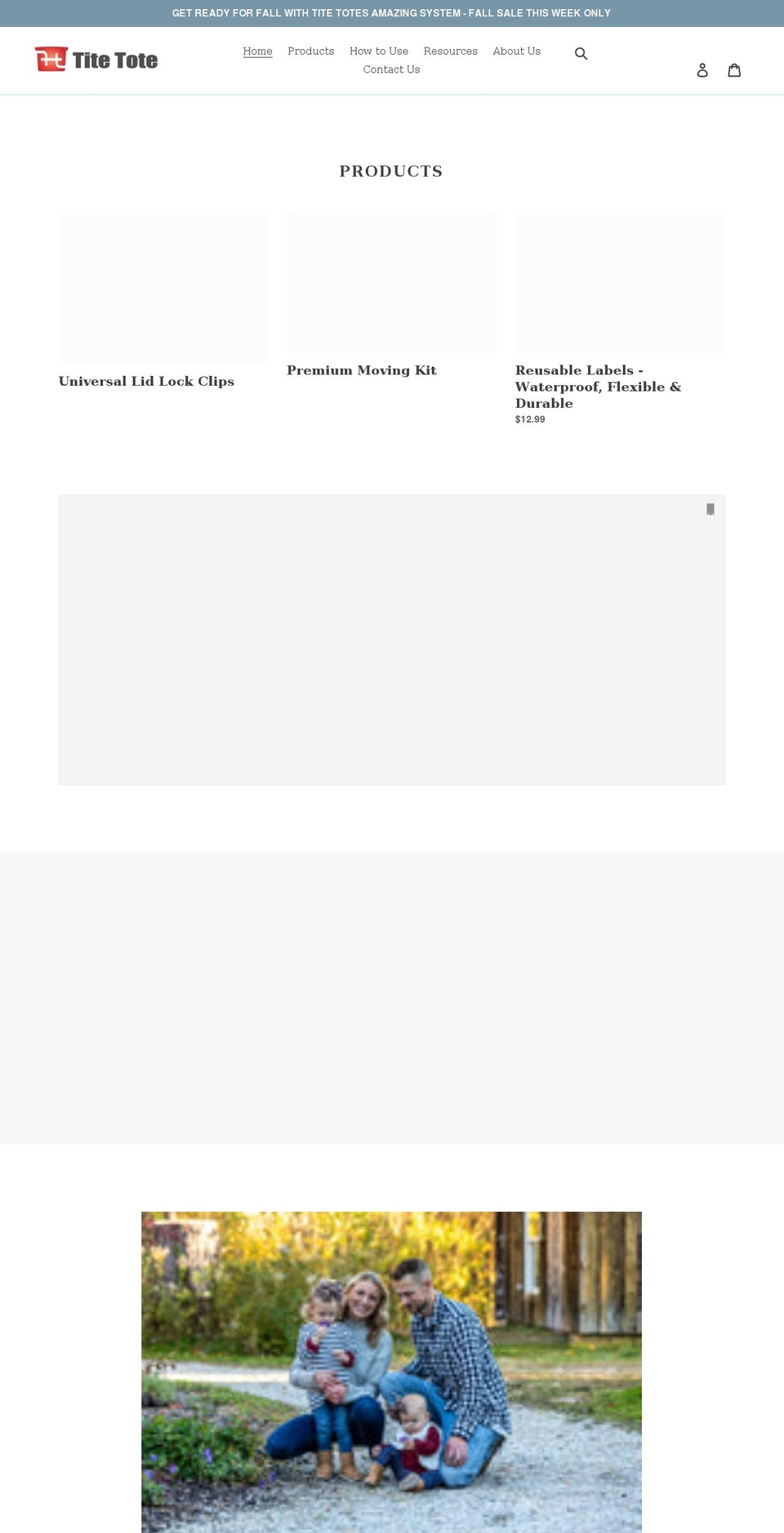 titetote.com shopify website screenshot